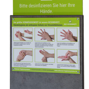 Schild Händedesinfektion